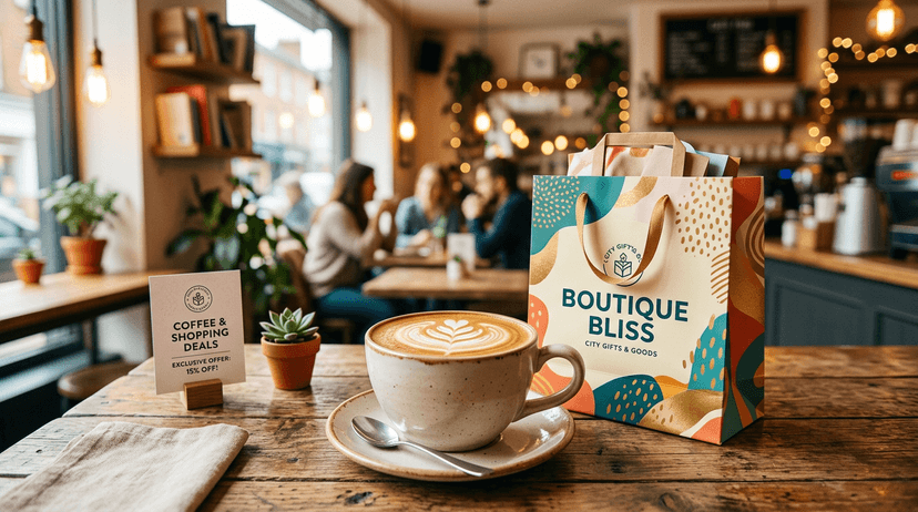 Coffee and shopping deals near charging stations